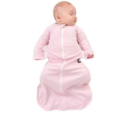 Pink Swaddle Arms Down