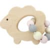 Hess-Spielzeug Rattle Sheep, Natural Pink