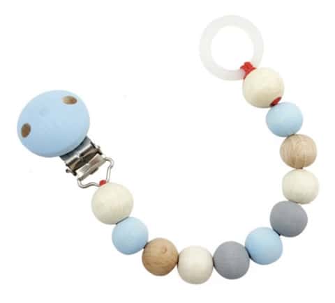 Hess-Spielzeug Dummy Chain Natural Blue, 15 cm